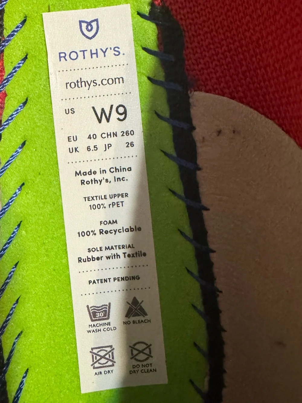 ROTHY’s The Point II shoes NWOT